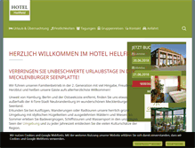 Tablet Screenshot of hotel-hellfeld.de
